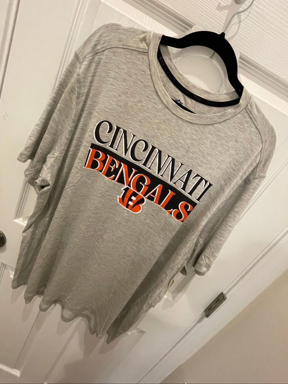 NFL MSX Michael Strahan Women’s XL Gray UV Protection Short Sleeve Top NWT